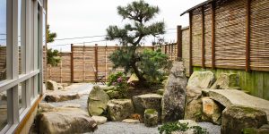 japanese garden private house