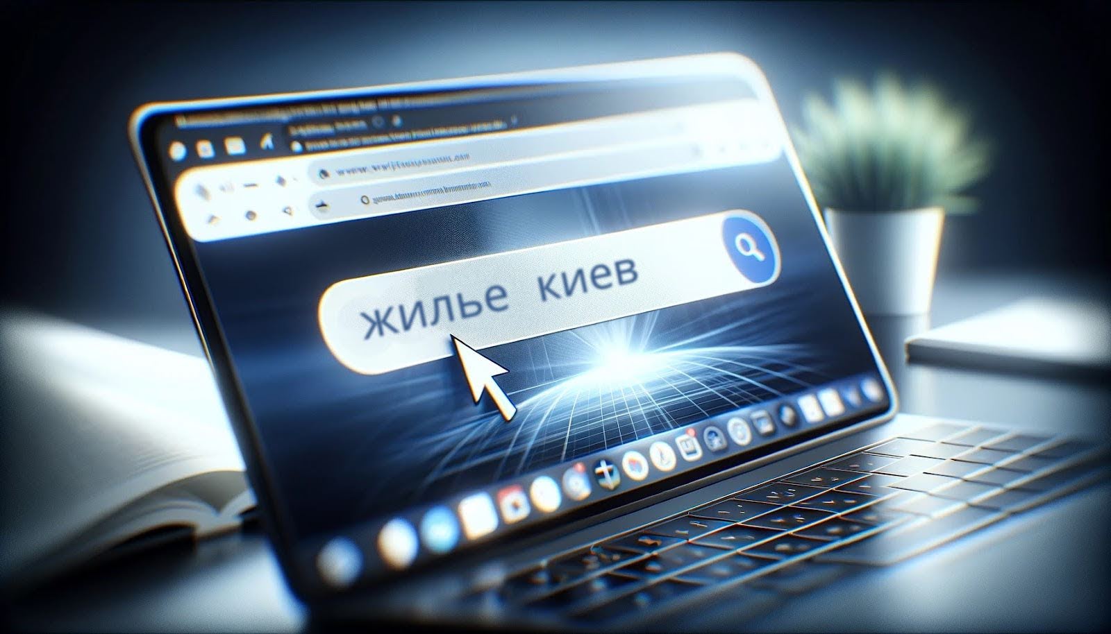 Search line with the request for housing in Kyiv