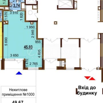 Продаж комерційної нерухомості по вул. Європейського Союзу, 50 м²