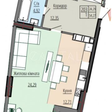 Продаж 1 кімн. квартири по вул. Миколи Міхновського 13а