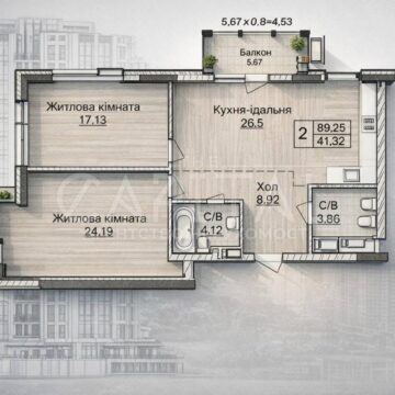 Продаж 2 кімн. квартири по вул. Андрія Верхогляда 22 Б