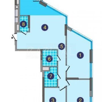 3-room apartment for sale on Osokorska Street 8